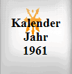 Kalender Jahr 1961